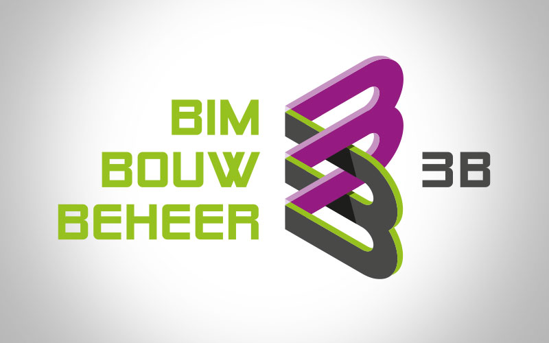 Logo ontwerp 3B BIM Bouw Beheer